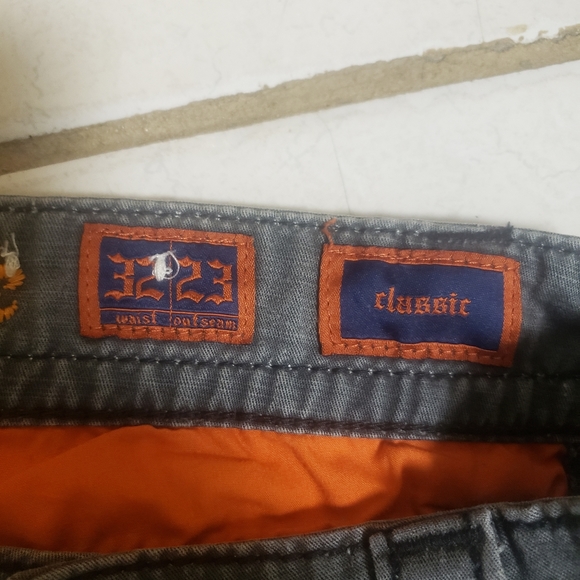 Rock & Republic Grey Classic Cargo Short 32 X 23 - Picture 5 of 6